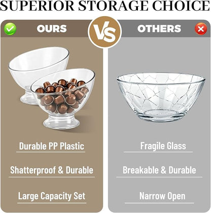 Coffee Pod Holder, Plastic Coffee Capsule Organizer
