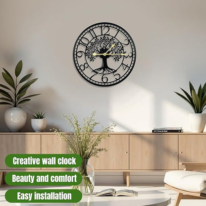 Big Wall Clock - Wall Clocks for Living Room Decor, Quiet and No Ticking Suitable for Wall Decor, Living Room Decoration, Kitchen Decoration