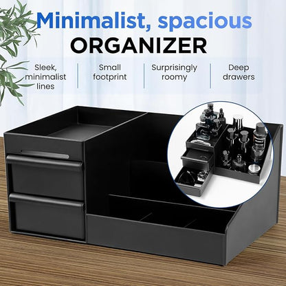 EXIN DECHEN Cologne Organizer for Men,Cologne Stand,Bathroom Organizer,Organizador de Perfumes,Dresser Organizer Countertop,Mens Bedroom Essentials,Room Decor for Men,Gifts for Mens