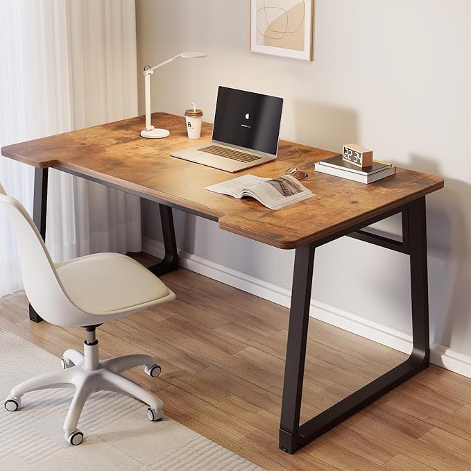 Small Computer Desk Gaming Desk 31.5 inch Modern Simple Style White Writing Study Table for Home Office Bedroom Living Room Easy Assembly