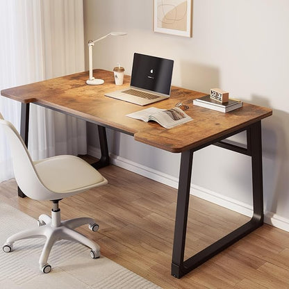 Small Computer Desk Gaming Desk 31.5 inch Modern Simple Style White Writing Study Table for Home Office Bedroom Living Room Easy Assembly