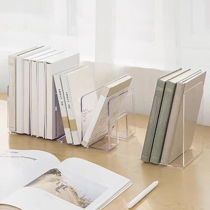 Purse Organizer for Closet, Clear Acrylic File Organizer, Desk File Holder for Book, Document, Envelopes, Binder, Mail, Handbag (2Pcs)