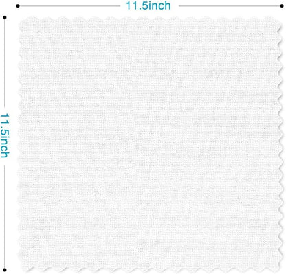 Orighty Microfiber Cleaning Cloth Bulk, Shop Towels Shop Rags 50 Pack, Reusable Microfiber Cleaning Rags for Cars, Multi-Purpose Lint Free Towels for Home & Kitchen, 12x12 Inch, White