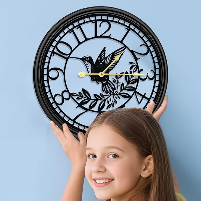 VPDTVK Big Wall Clock - Wall Clocks for Living Room Decor, Quiet and No Ticking Suitable for Wall Decor, Living Room Decoration, Kitchen Decoration