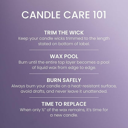 Yankee Candle Lavender Vanilla, Scented Candle, 22oz Large Jar with up to 150 Hour Burn Time, Giftable