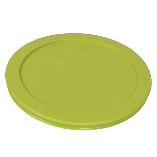 Pyrex 7201-PC Round 4 Cup Storage Lid for Glass Bowls (1, Edamame Green)