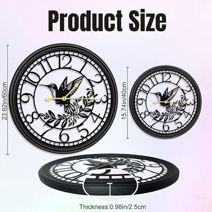 VPDTVK Big Wall Clock - Wall Clocks for Living Room Decor, Quiet and No Ticking Suitable for Wall Decor, Living Room Decoration, Kitchen Decoration