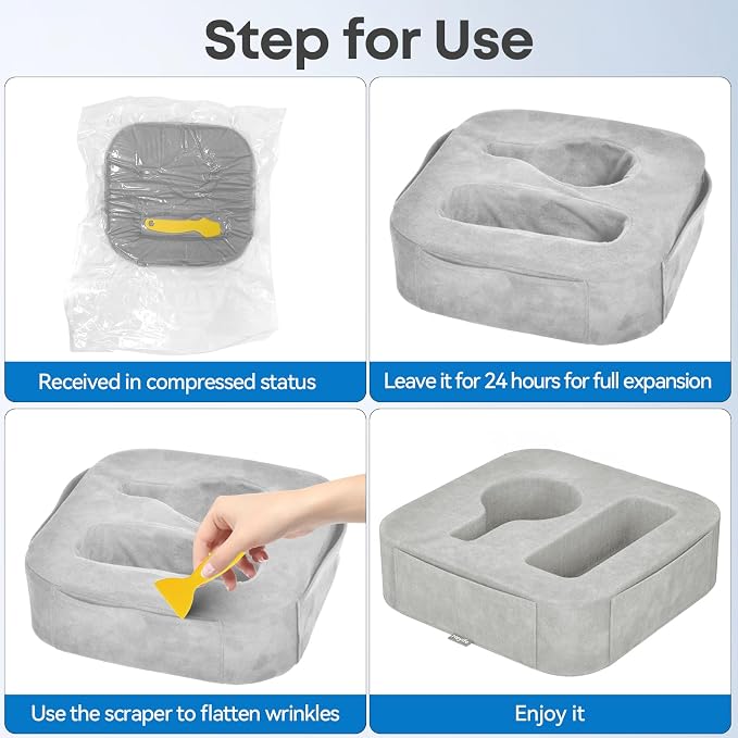 Couch Cup Holder Pillow, Couch Caddy for Drink, Snack, Phone, Remote, Game Controller, Removable and Washable Cup Cozy Pillow, Small Sofa Cup Holder Tray for Bed, Car, Desk, Sofa, Gray