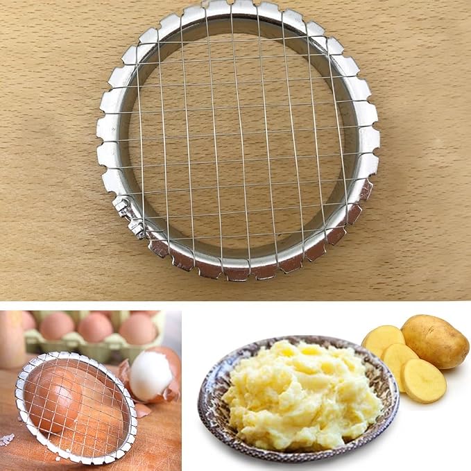 Egg Chopper Stainless Steel Egg Slicer Fruit Cube Cutter Salads Cutters Tomato Cutter Potato Cutter as pictures
