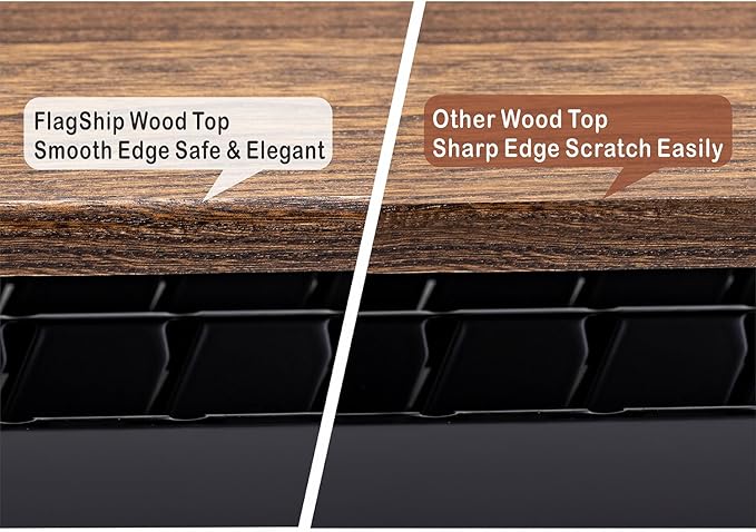 FlagShip Vertuo Pod holder for Nespresso Pod Drawer Coffee Pod Organizer Modern Style & Coffee Machine Stand Wood Frame(40 Pods Capacity)