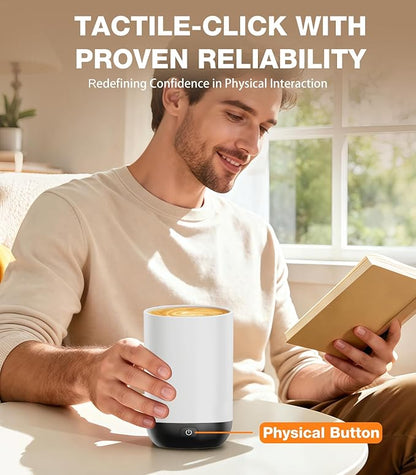 Kepwam Self-Heating Coffee Mug T1, 16oz Rechargeable Heated Coffee Mug, Smart Coffee Warmer Mug with App-Controlled,Advanced Temperature-Controlled Heating Coffee Gifts for Women Men Coffee Lover