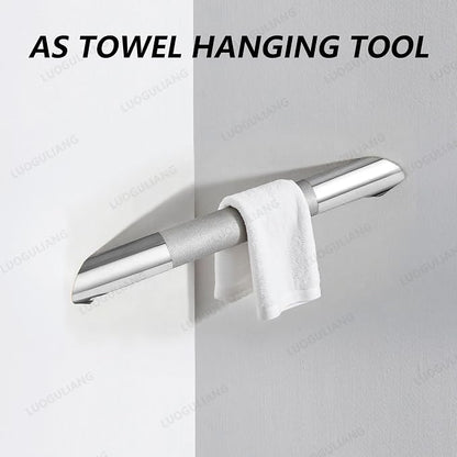 Shower Foot Rest Bar, Polished Chrome Corner Shower Foot Rest for Shaving Legs, Stainless Steel Wall Mounted Bathroom Shower Foot Step