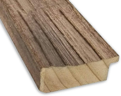 Amanti Art White Cork Board for Wall, 20x28 Vision Board with Brown Wood Frame, Medium Corkboard Office Decor for Home Organization, Rustic Farmhouse Corkboard Pinboard to display items for home