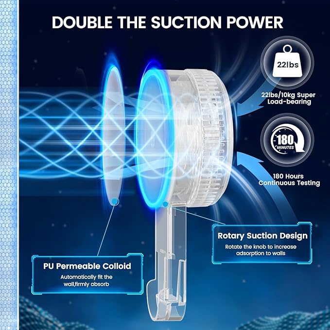 LUXEAR Suction Cup Shower Caddy Clear - Shower Caddy+Soap Dish+Suction Hooks - 1 Second Installation NO-Drilling Removable Powerful Waterproof Shower Organizer for inside Shower Bathroom