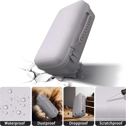 Label Printer Case Compatible with Brother P-Touch Cube Color PTP300BT Smartphone Label Maker(Gray Case)