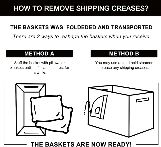 OIAHOMY Cotton Rope Basket, Rectangle Woven Baskets for Storage, Nursery Blanket Storage Living Room, Toy Basket With Handle-17.7”x13.8”x11”-Gradient Grey