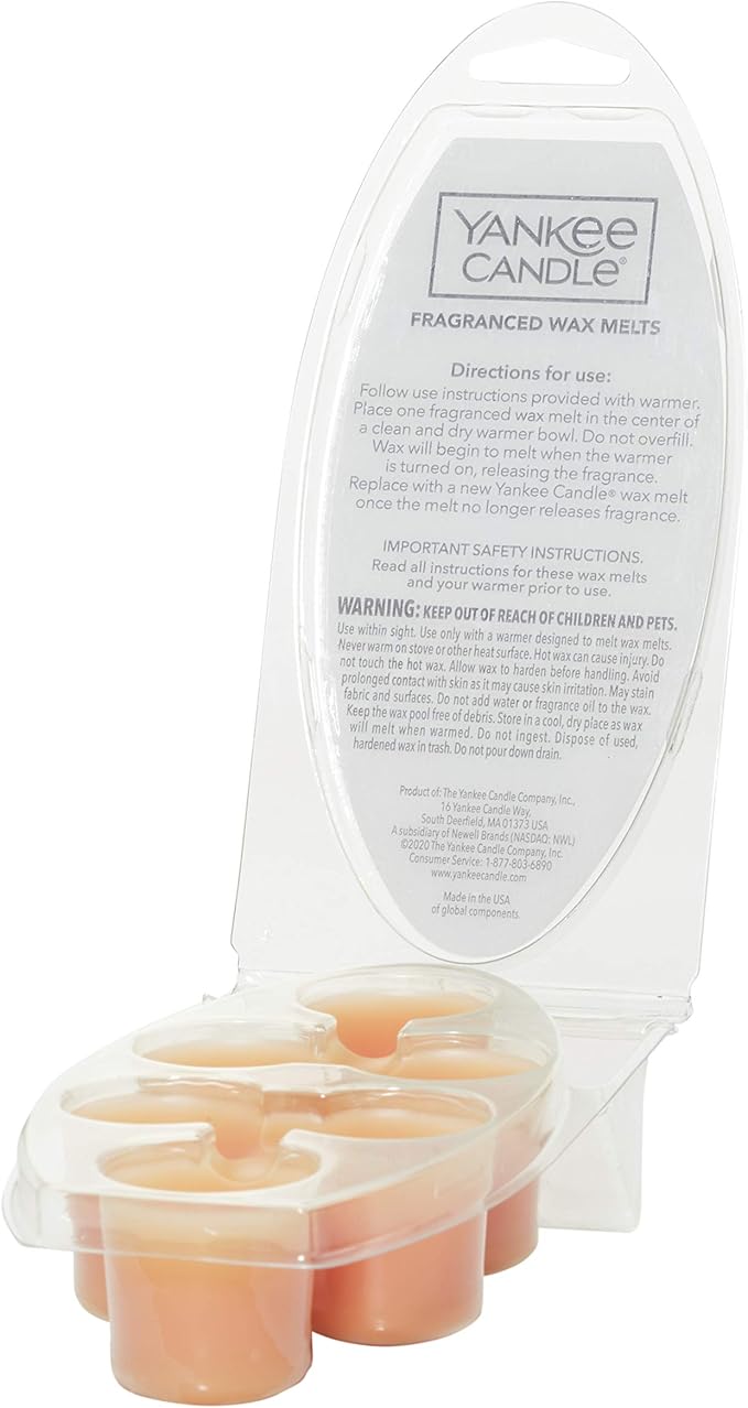 Yankee Candle White Strawberry Bellini Wax Melts 3 Packs of 6 (18 Total)