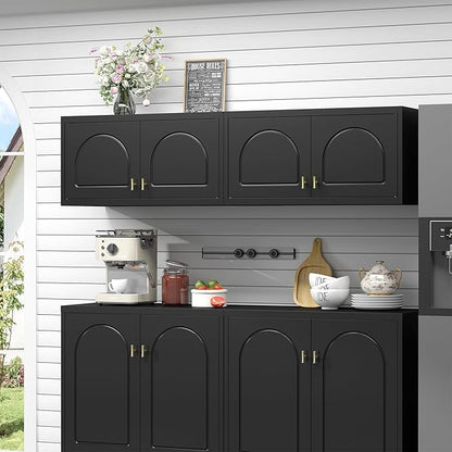 Wall Upper Storage Cabinet,Metal Bathroom Wall Mounted Cabinet,15 Inch Storage Cabinets for Basement,Livingroom Home Office