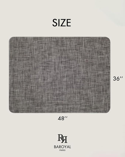 BARoyal Office Chair Mat for Hardwood Floor Under Desk Computer Rolling Chair Mat for Wood/Tile Floor Non-Slip Heavy Duty Desk Rug PVC Plastic Hard Floor Protector 36" x 48"(Gravel)