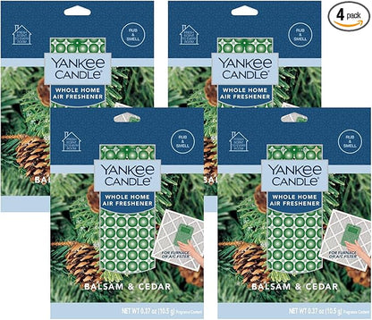 Yankee Candle Balsam Cedar Whole Home Air Freshener (Pack of 4)