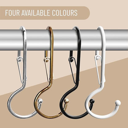6 Purse Hanger for Closet. Tote Hanger. S-Shaped Hooks S Hooks Twist Design. Anti Drop S-Shaped Hook for Hanging Handbags with Safety Buckle to Prevent Falls. Heavy Duty. (Gold, Twisted)