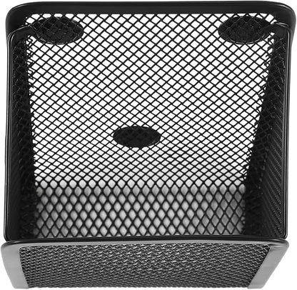 Magnetic Pencil Holder,Mesh Stainless Steel Pen Basket, Metal Writing Utensil Storage Organizer for Whiteboard,Blackboard,Kitchen, Locker, Home, or Office