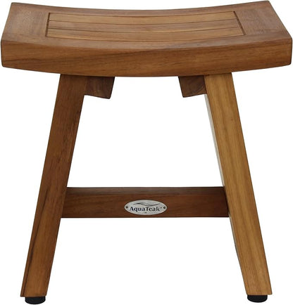 13" Asia Teak Shaving & Washing Foot Rest