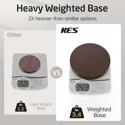 KES Bronze Toilet Paper Holder Stand 26" H, Toilet Roll Holder Free Standing with Heavy Weighted Base, 18/8 Stainless Steel, BPH283S66-BB