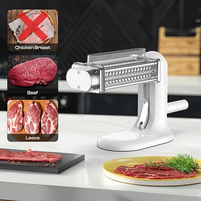 Cofun Manual Meat Tenderizer Tool, Meat Tenderizer Machine with Stainless Steel Gear, Steak Flatten Cuber Rolling Meat Poultry Tenderizer, Meat Tenderizer Kitchen Tool