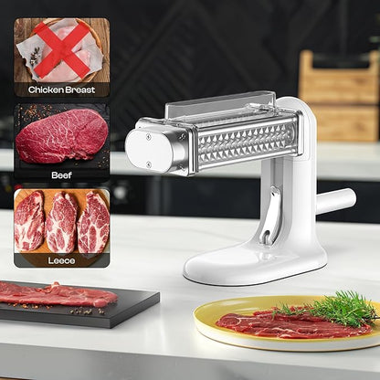 Cofun Manual Meat Tenderizer Tool, Meat Tenderizer Machine with Stainless Steel Gear, Steak Flatten Cuber Rolling Meat Poultry Tenderizer, Meat Tenderizer Kitchen Tool