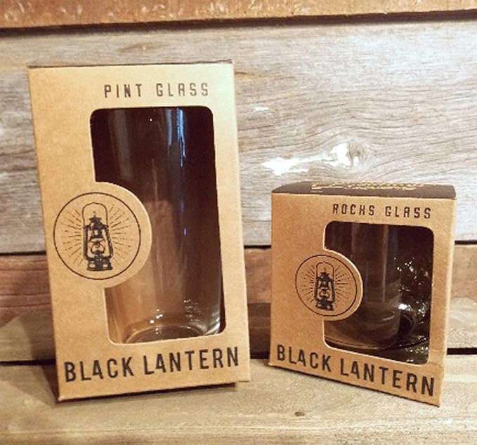 Bear & Forest Whiskey Glasses – Set of 2 by Black Lantern | 11oz Giftable Old Fashioned Glasses for Cabin & Wildlife Lovers