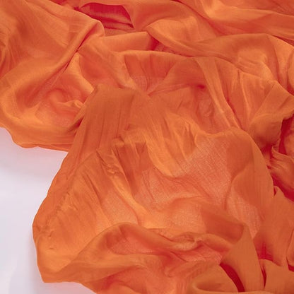 Socomi 6pcs Orange Cheesecloth Table Runner Valentine's Day Boho Rustic Gauze 120 inch 10FT Cheese Cloth Runner for Wedding Party Baby Shower Birthday Home Decor Holiday Decorations