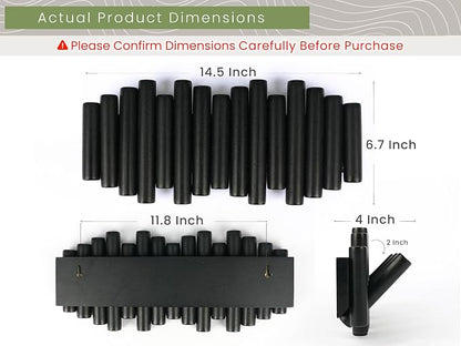 Wall Coat Rack - Wall Mounted Coats Rack - Coat Hanger Wall Mount Coat Racks - entryway Hooks Rack - Coat Rack Wall Key Holder - Wooden Coat Rack Walls Mount - Key Hooks for Walls Key Holder