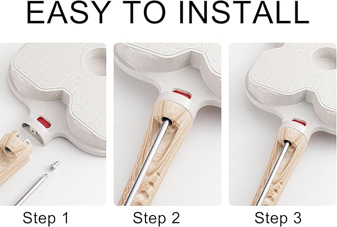 Egg Pan 4 Cup Nonstick Frying Omelette Pan with Lid for Breakfast Skillet for Eggs Pancake with 1 Spatula 1 Brush Black