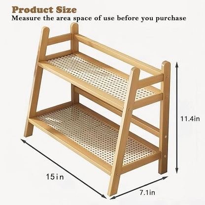 Coffee Station Organizer, Mug Holder Countertop, Kitchen Counter Shelf for Tea Coffee Bar Accessories, Matcha Stand, Cup Display, Condiment Storage Rack (patent pending)