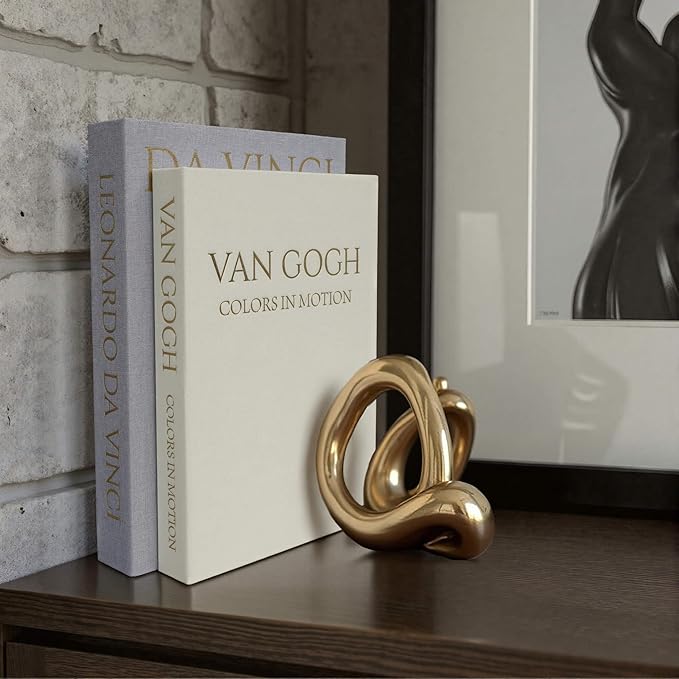Decorative Linen Book Set of 2, Faux Book Storage Box, Coffee Table and Bookshelf Decor