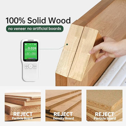 Solid Wood Coat Rack, Freestanding Coat Rack for Entryway, Hallway, Home Office, Living Room, Bedroom, 15" x 15" x 67.3", Beech Wood, Natural