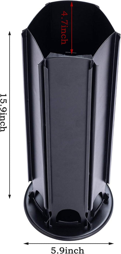 FlagShip Vertuo Pod Holder with Heavy-Duty Metal,Holds 50+ Pods for Nespresso Vertuoline,360°Carousel Rotating Smoothly & Silently,Small Coffee Pod Organizer Save Space
