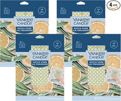 Yankee Candle Sage Citrus Whole Home Air Freshener (Pack of 4)