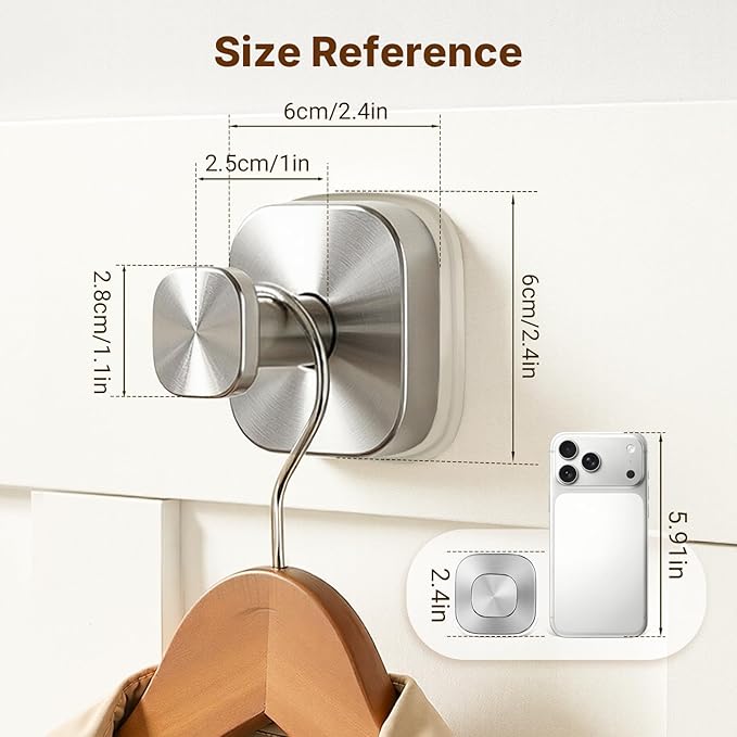3 PCS Bathroom Hooks for Towels, Suction Cup Hooks for Shower, Door Hooks for Hanging Robe Loofah Removable Wall Hooks for Kitchen Glass Window Silver