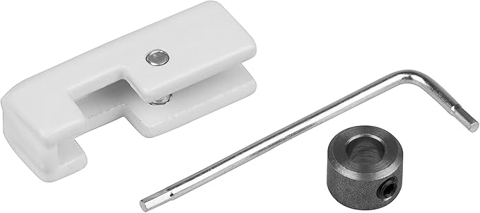 STAS Art Hanging Set: STAS j-Rail max Security Rod 4x4 White 150 cm + Security Hook + Security Cap