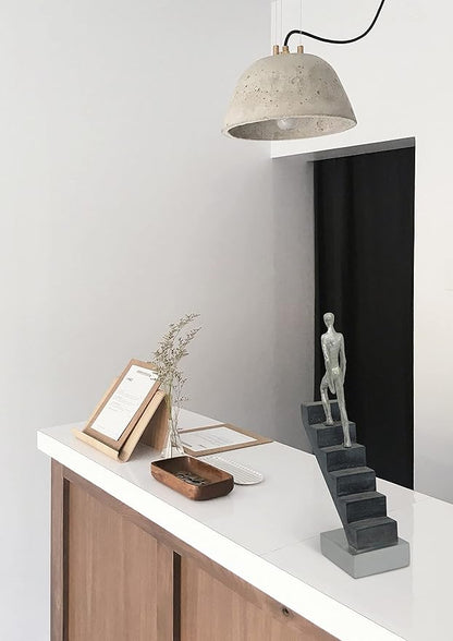 Vaudagio Modern Desk Decor 'Top of The Rock' - Abstract Sculpture 11" as Motivation - Modern Home Decor Figure Made of Marble Resin - Aesthetic Statue for Living Room & Office décor as a Gift