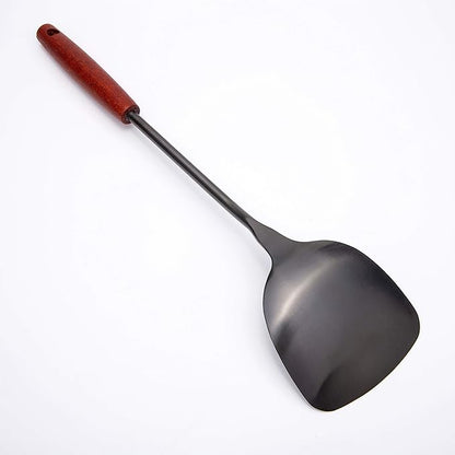 FJNATINH Wok Spatula 15 inches Spatulas for Wok, Stainless Steel Metal Wok Spatulas for Kitchen Use Cooking Utensils Spatula for Cooking Cast Iron