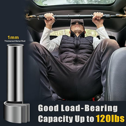 Heavy Duty Telescopic Car Clothes Hanger Bar - Adjustable 30''-66'' Garment Rack Travel Closet Hanging Rod for Vehicle Truck SUV RVs Extendable Metal Pole for Automobile Clothing Organizers & Storage