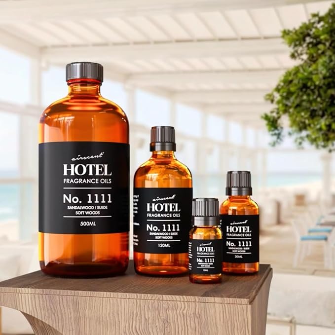 AirScent My Way Diffuser Oil Inspired by The 1 Hotel Miami Scent - Premium Fragrance Oil Blend for Ultrasonic and Waterless Diffusers and Crafting - 500 mL, 16.9 fl oz Glass Bottle