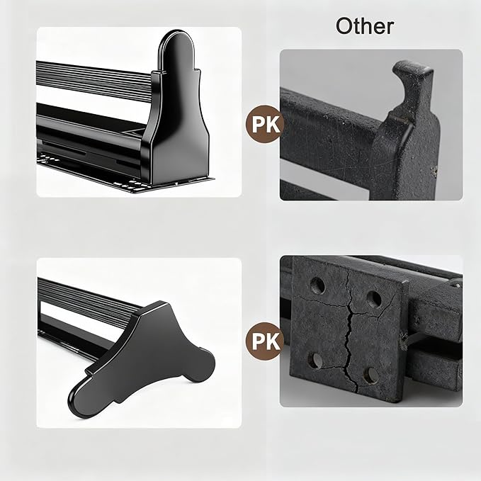 Extendable Pull-Out Closet Valet Rod, Pull Out Clothes Hanger Rail for Closet, Adjustable Pants Hanger Heavy Duty Steel Clothes Storage Hanger Rack Bar for Pants Coats (292mm/11.5inch) Black