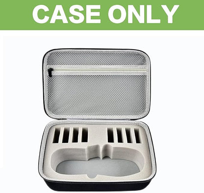 Hard EVA Carrying Case Compatible with DYMO LetraTag LT-100H Label Maker, Organizer for Label Machine & 8 Tape Refills, Shockproof Travel Storage with Mesh Pocket (Case Only)