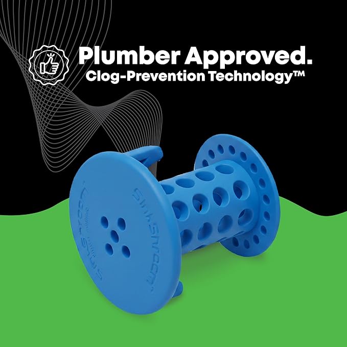 SinkShroom The Revolutionary Sink Drain Protector Hair Catcher/Strainer/Snare, Blue