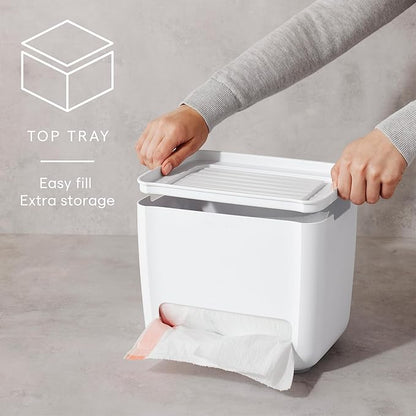 YouCopia SinkSuite Trash Bag Dispenser, Garbage Bag Holder, Top Lid Storage
