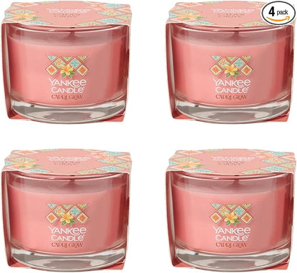 Yankee Candle Minis Jar, Hello Italy Collection (1.3 OZ (Pack of 4), Capri Glow)